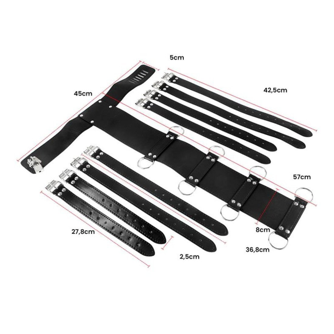 Kūno suvaržymo sistema „Behind Back Harness“ - Latetobed