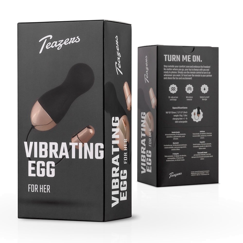 Vibruojantis kiaušinėlis „Vibrating Egg“ - Teazers