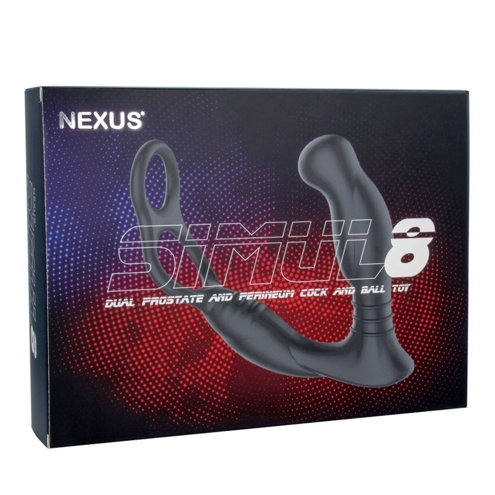 Prostatos masažuoklis - penio žiedas „Simul8“ - Nexus