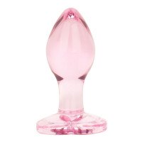 Stiklinis analinis kaištis „Anal Plug Small“ - EasyToys