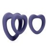 Penio žiedų rinkinys „Heart Cockring Set“ - Loveline