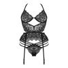 Korseto ir kelnaičių rinkinys „Lace Temptation“ - Beauty Night