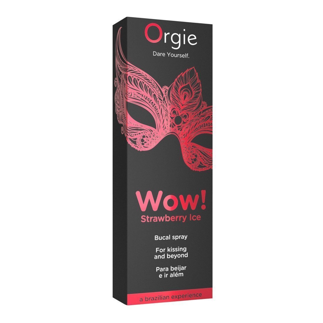 Purškalas oraliniam seksui „Wow! Strawberry Ice“, 10 ml - Orgie