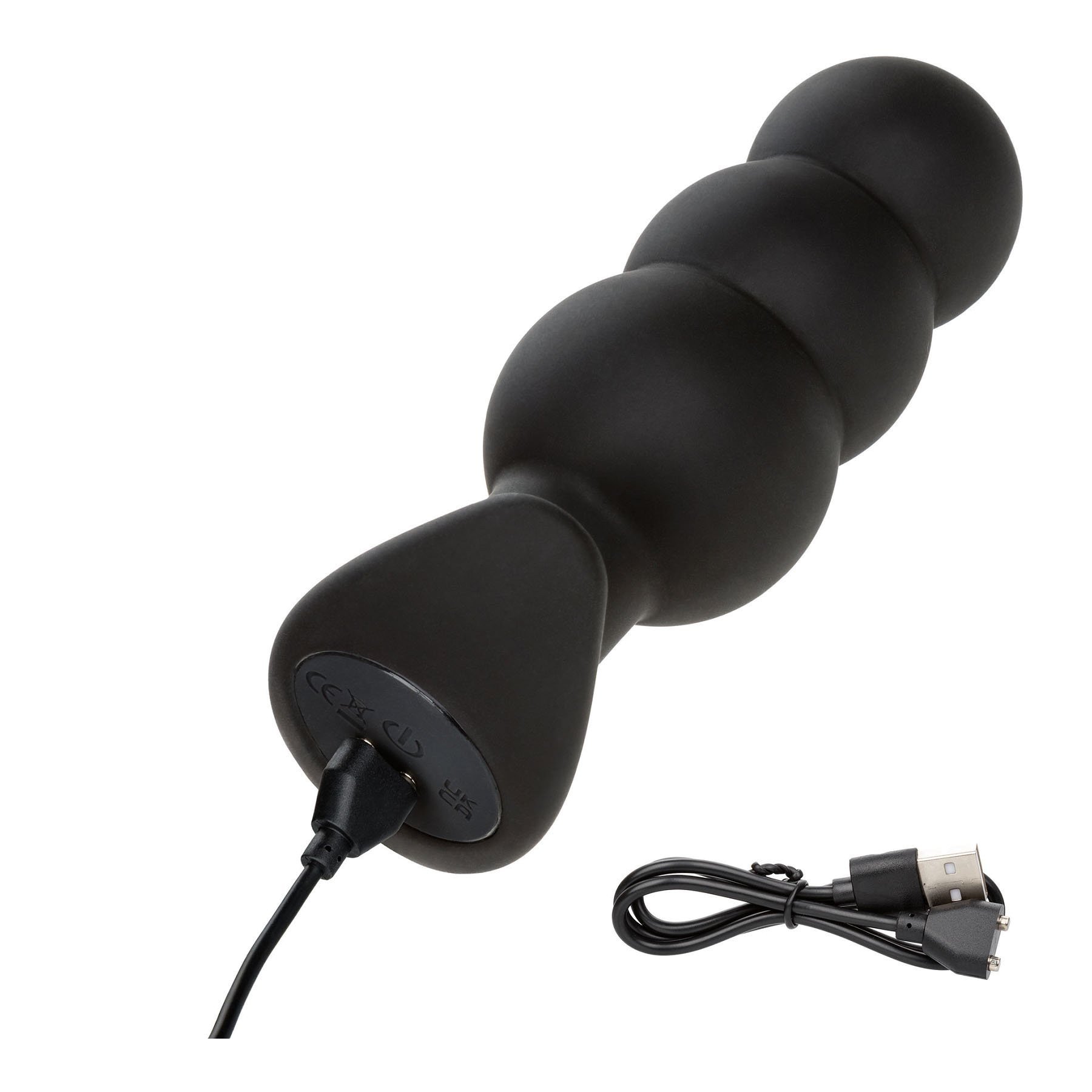 Vibruojantis analinis kaištis „Rock Bottom Beaded Probe“ - CalExotics