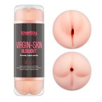 Dvipusis masturbatorius „Virgin-Skin Blowout - Vagina and Ass“ - Love Toy