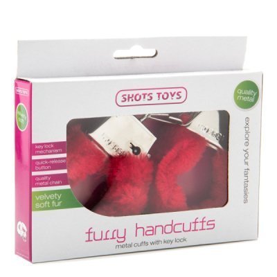 Antrankiai „Furry Handcuffs“ - Shots Toys