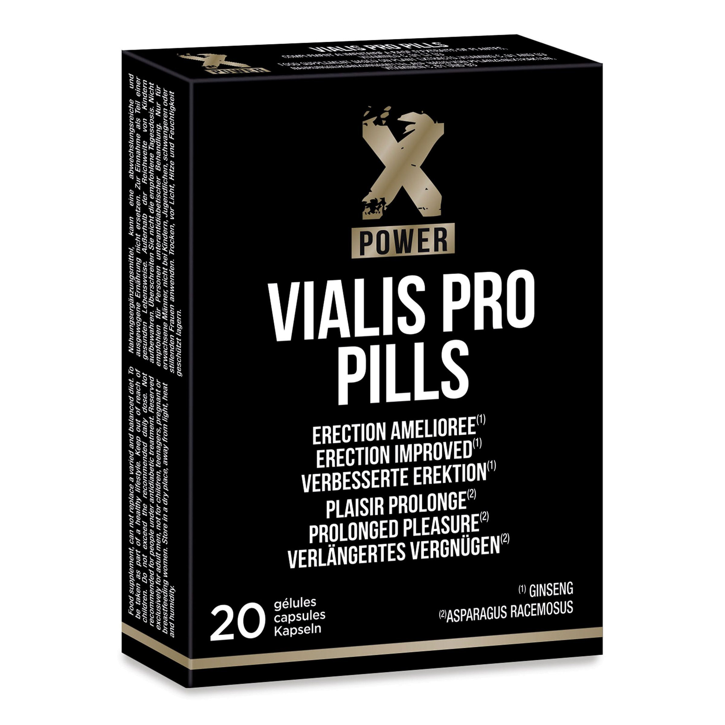 Maisto papildas vyrams „Vialis Pro Pills“, 20 kapsulių - LaboPhyto