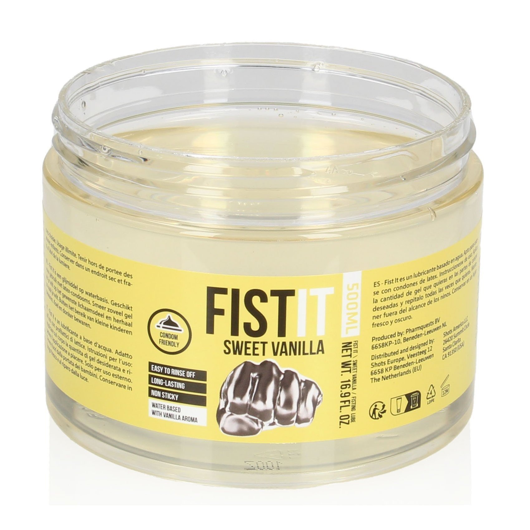 Vandens pagrindo lubrikantas „Sweet Vanilla“, 500 ml - Fist It