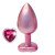 Didelis analinis kaištis „Pearl Pink Gleaming Love“