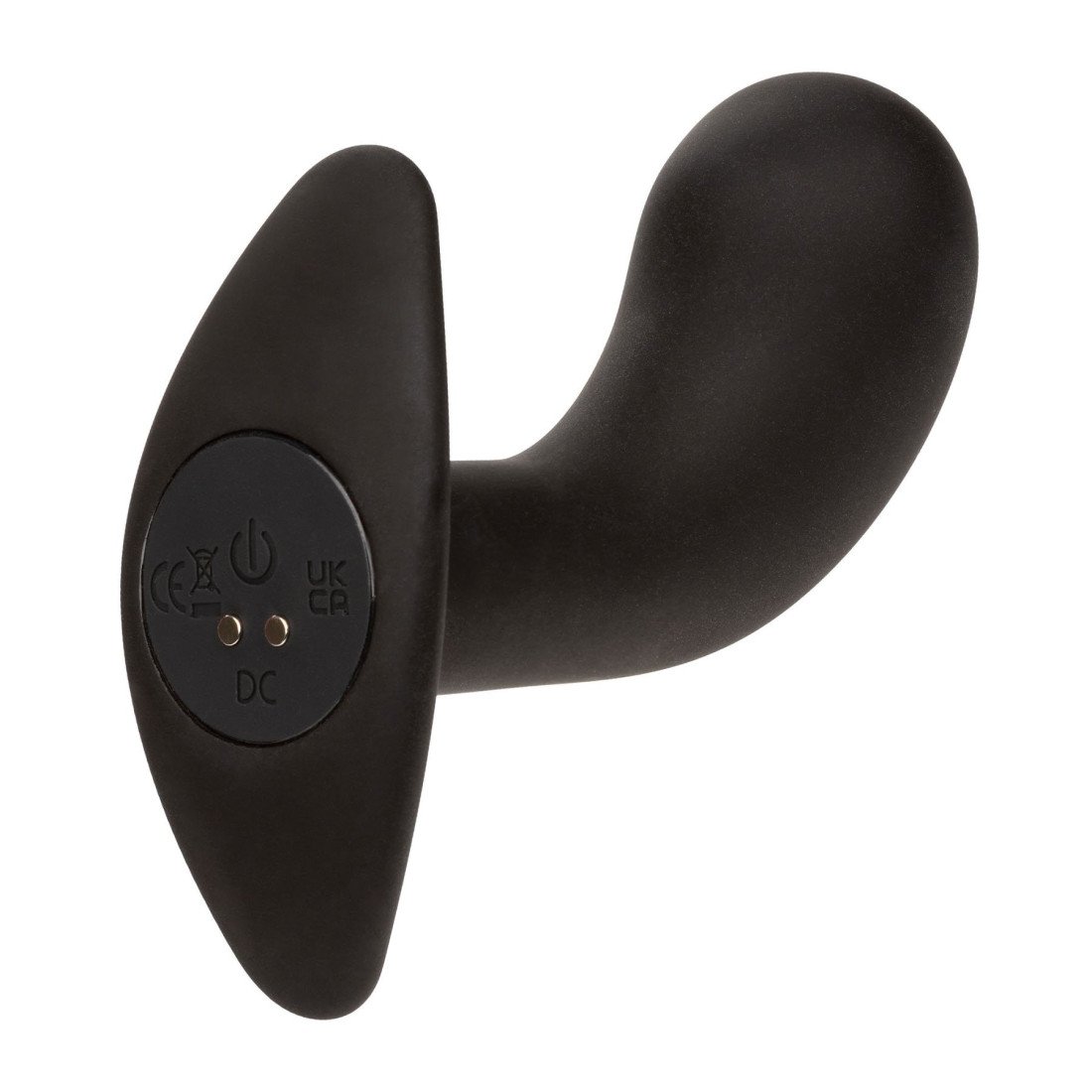 Vibruojantis analinis kaištis „Rock Bottom Curved Probe“ - CalExotics
