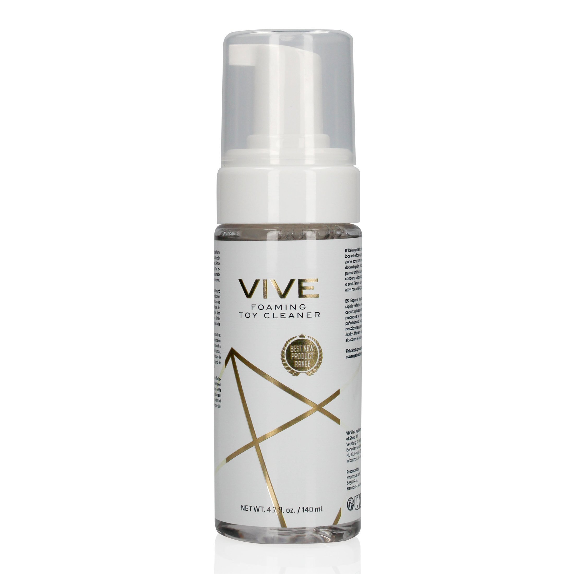 Žaislų valiklis - putos „Vive“, 140 ml - Shots Lubes and Liquids
