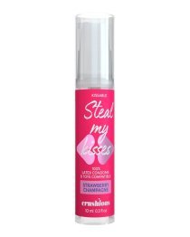Vandens pagrindo lubrikantas „Steal My Kisses Strawberry Champagne“, 10 ml - Crushious