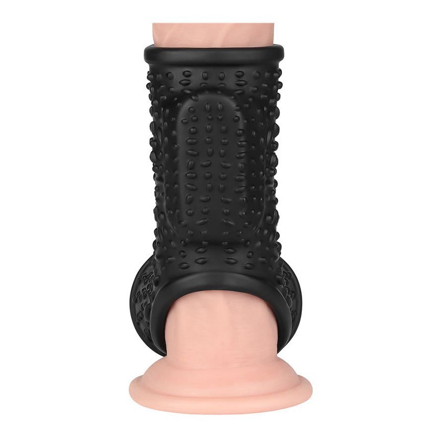 Vibruojanti penio ir sėklidžių mova „Knights Ring Drip“ - Love Toy
