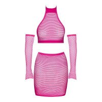 Trijų dalių rinkinys „Hot Pink“ - Cottelli Collection