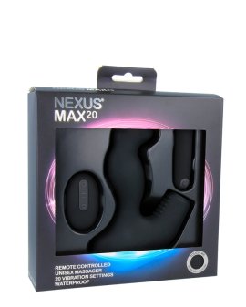 Juodas prostatos masažuoklis „Nexus Max 20“ - Nexus
