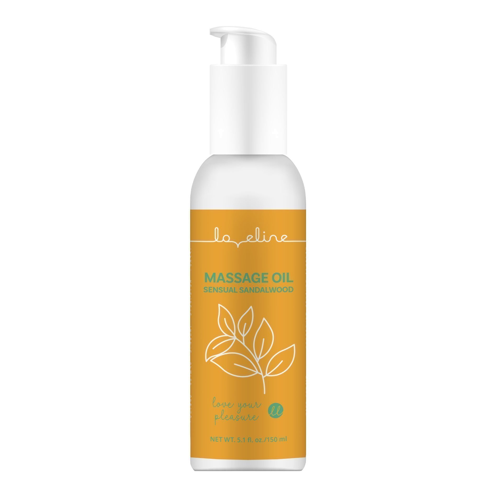 Masažo aliejus „Sensual Sandalwood“, 150 ml - Loveline