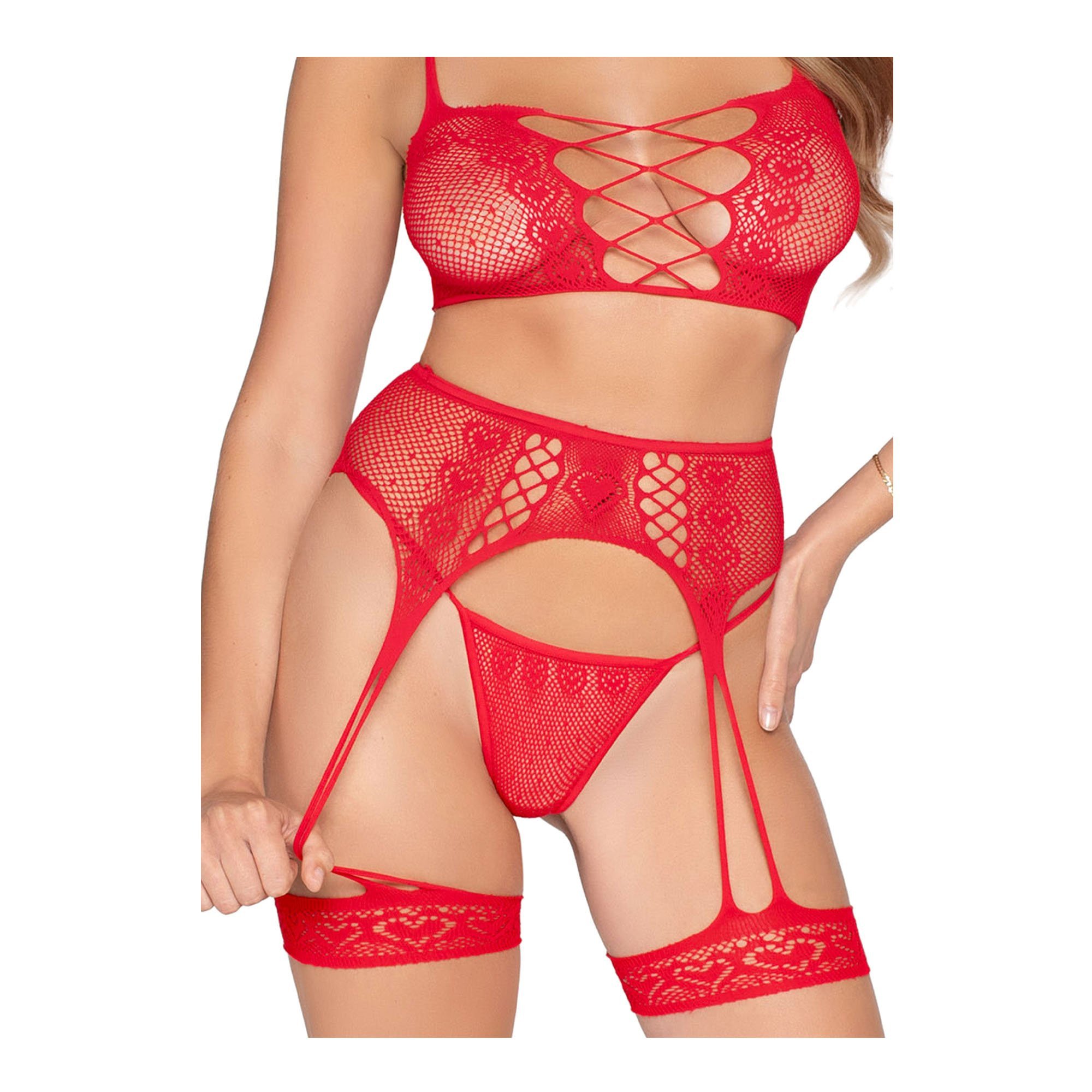 Trijų dalių rinkinys „After Dark“ - Leg Avenue