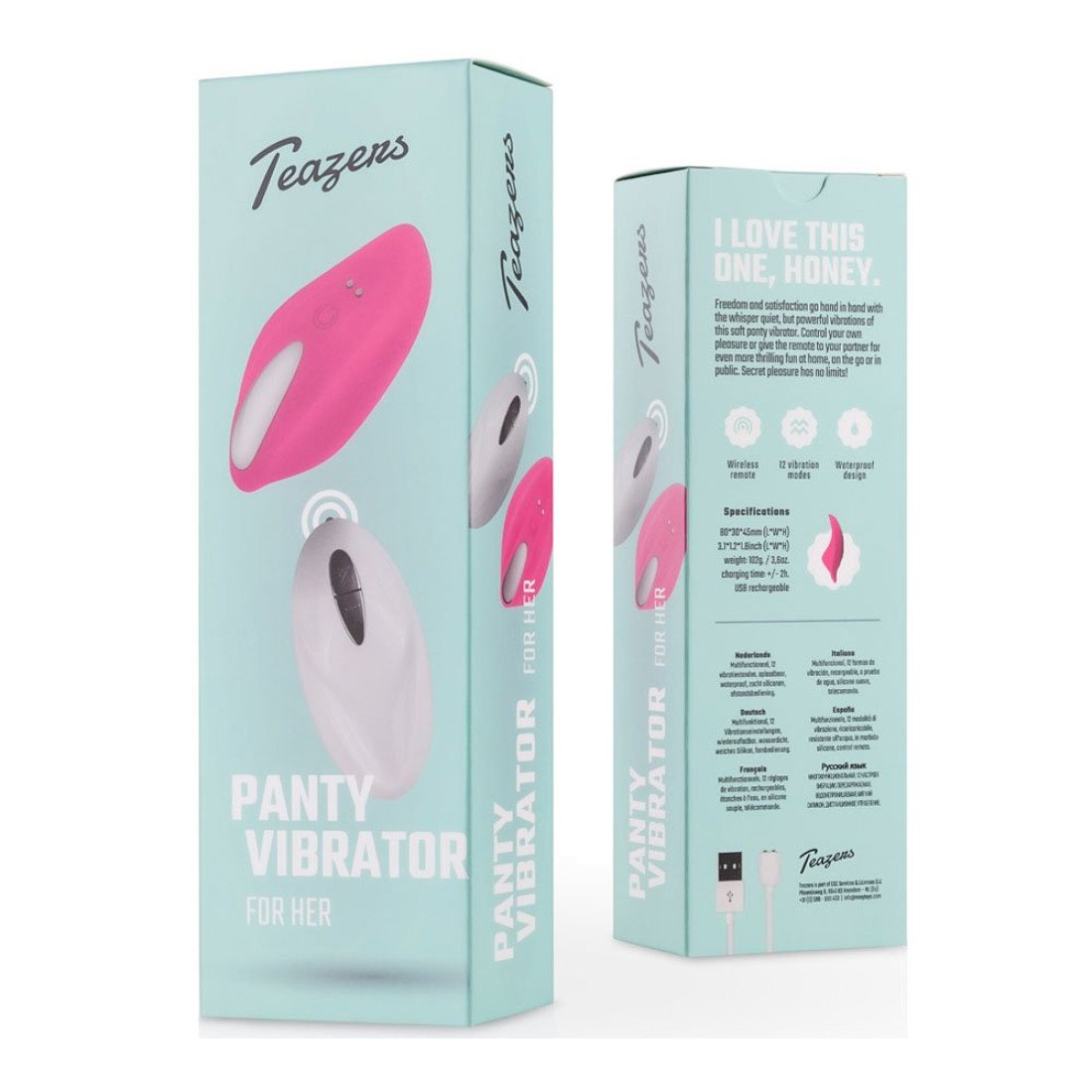 Dėvimas vibratorius „Panty Vibrator“ - Teazers