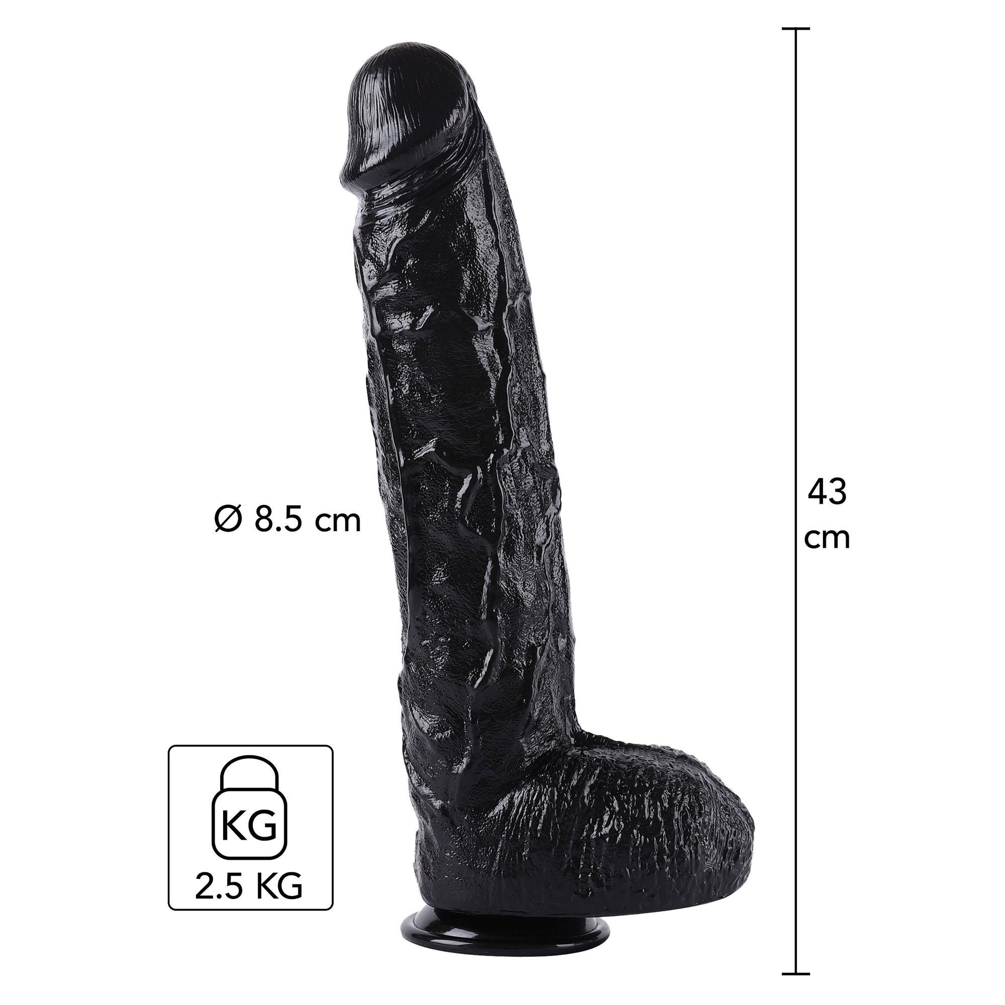 XXXL falo imitatorius „Dong 43cm“ - Extreme