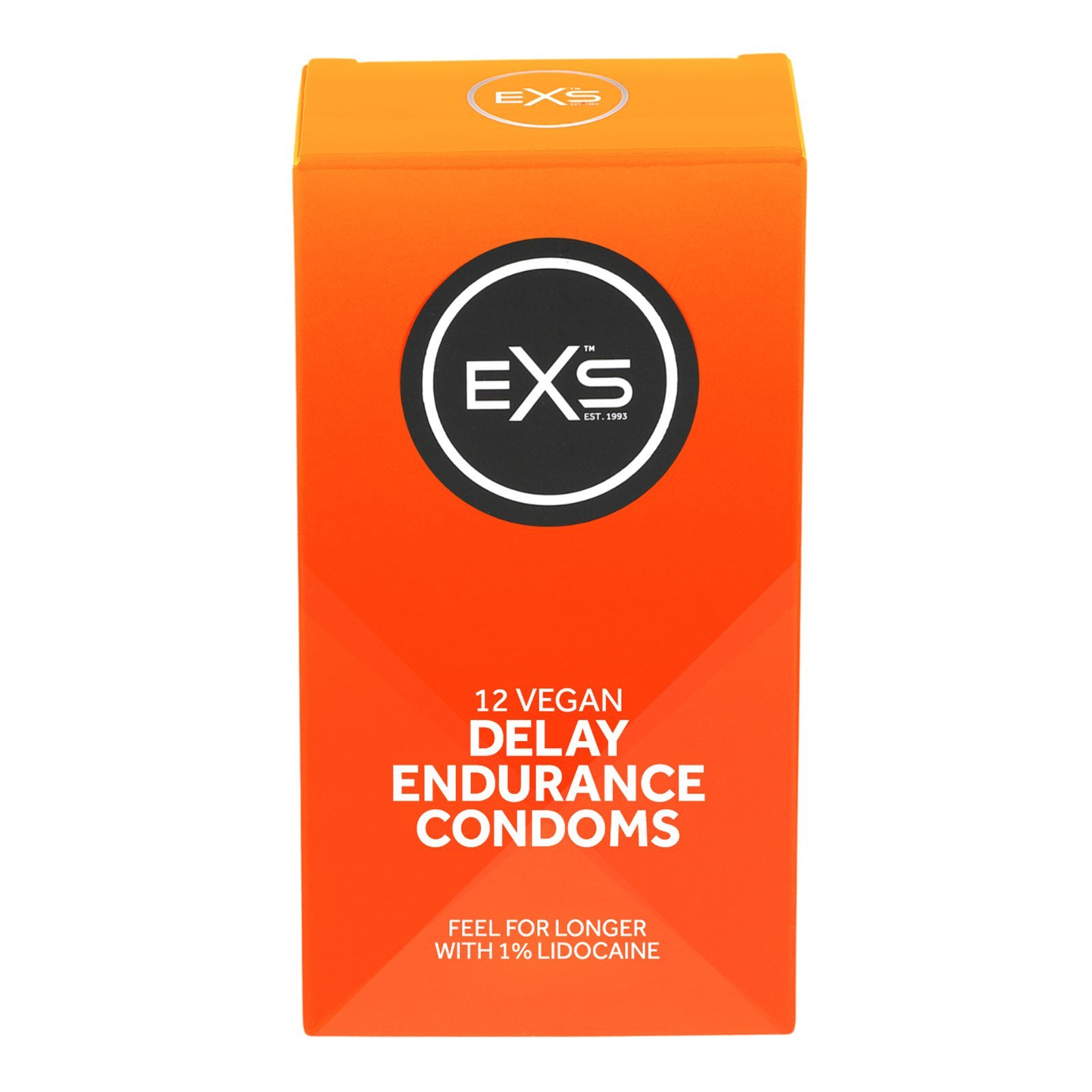Ejakuliaciją nutolinantys prezervatyvai „Delay Endurance“, 12 vnt. - EXS Condoms