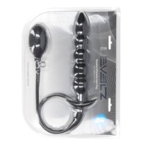 Pripučiami analiniai karoliukai „Beaded Inflatable Anal Plug“ - Levelz