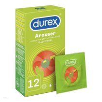 Stimuliuojantys prezervatyvai „Arouser“, 12 vnt. - Durex
