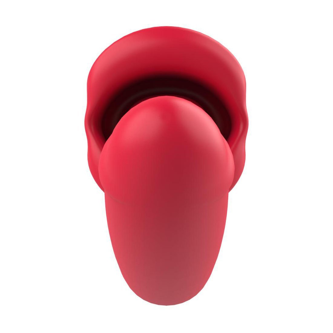 Vibratorius - stimuliatorius „Dildo with Tongue Stimulator“ - Teazers