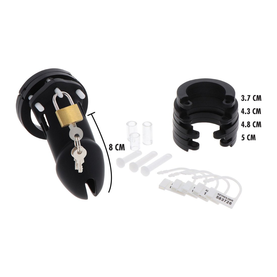 Penio narvas „Silicone Chastity Cock Cage Long“ - Extreme