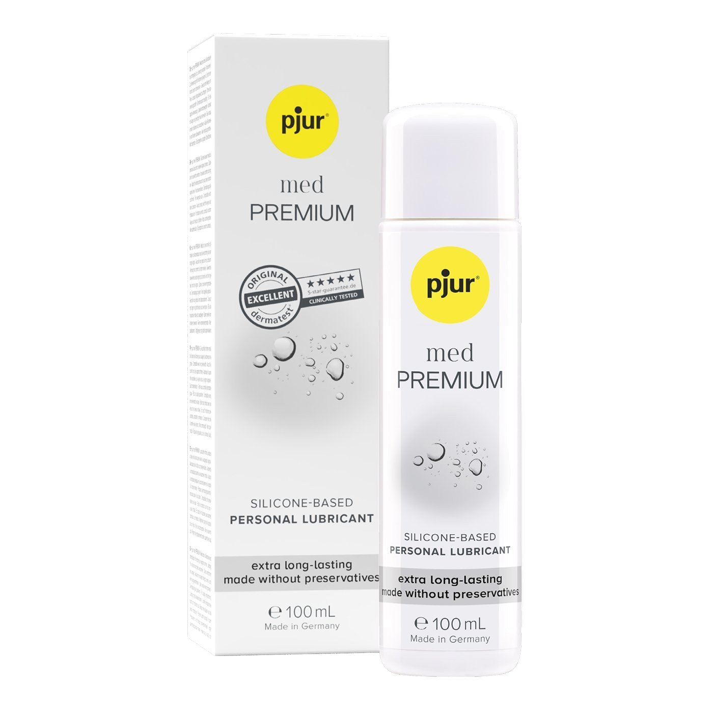 Silikono pagrindo lubrikantas „Med Premium“, 100 ml - Pjur
