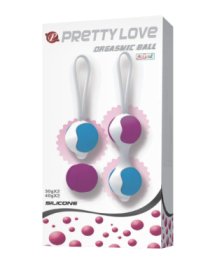 Vaginalinių kamuoliukų rinkinys „Orgasmic Ball“ - Pretty Love