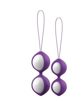 Violetinių vaginalinių kamuoliukų rinkinys „Bfit Classic“ - B Swish