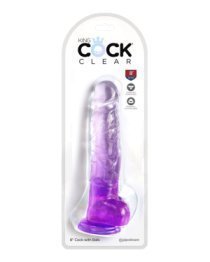 Falo imitatorius „Clear Nr. 8“ - King COCK