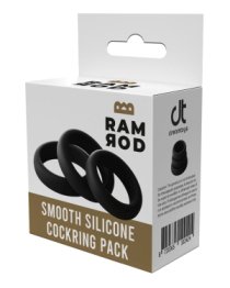 Penio žiedų rinkinys „Smooth Silicone Cockring Pack“ - Ramrod