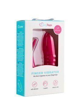 Rožinis vibruojantis antpirštis „Finger Vibrator“ - EasyToys