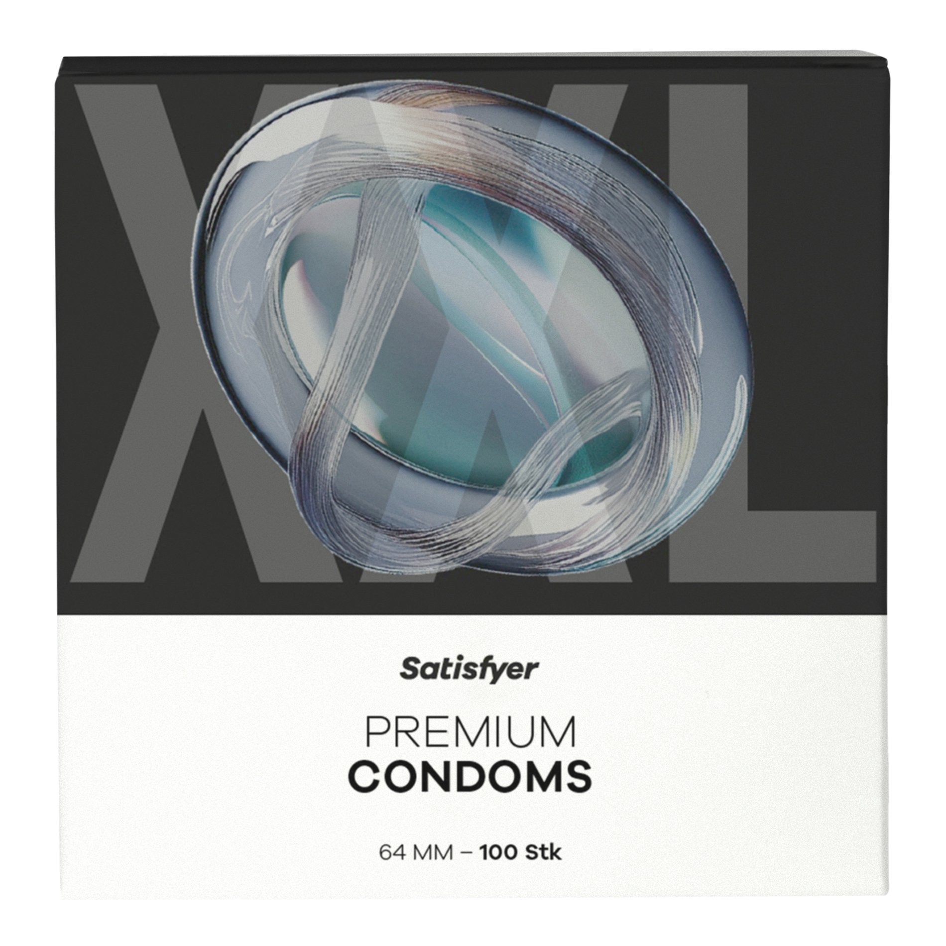 Prezervatyvai „Premium Condoms 64 mm“, 100 vnt. - Satisfyer