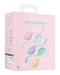 Vaginalinių kamuoliukų rinkinys „Pelvic Stem Kegel Kit“ - Loveline