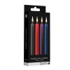 Žvakių rinkinys „Teasing Wax Candles“, 4 vnt. - Ouch!