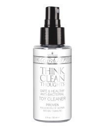Antibakterinis žaislų valiklis „Think Clean Thoughts“, 59 ml - Sensuva
