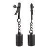 Spenelių spaustukai „Tingling Nipple Clamp Weight“ - Mr. Steel