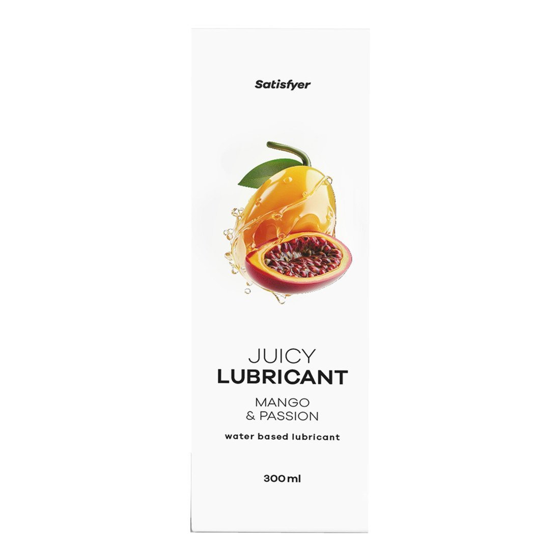 Vandens pagrindo lubrikantas „Mango & Passion“, 300 ml - Satisfyer