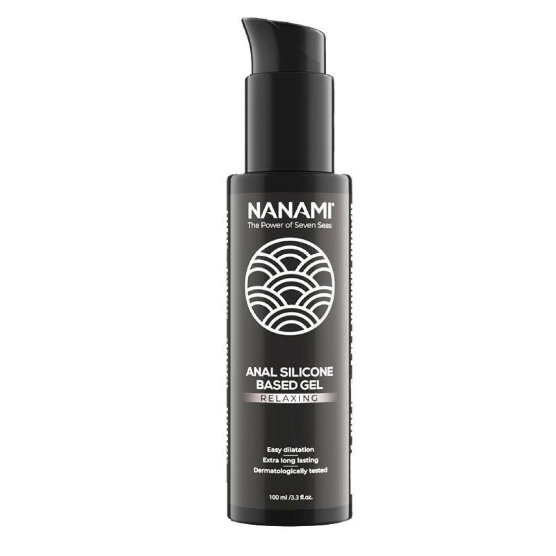 Atpalaiduojantis analinis silikono pagrindo lubrikantas „Relaxing“, 100 ml - Nanami