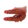 Dvigubas dildo „Foreskin Doubledong 46 cm“ - Get Real