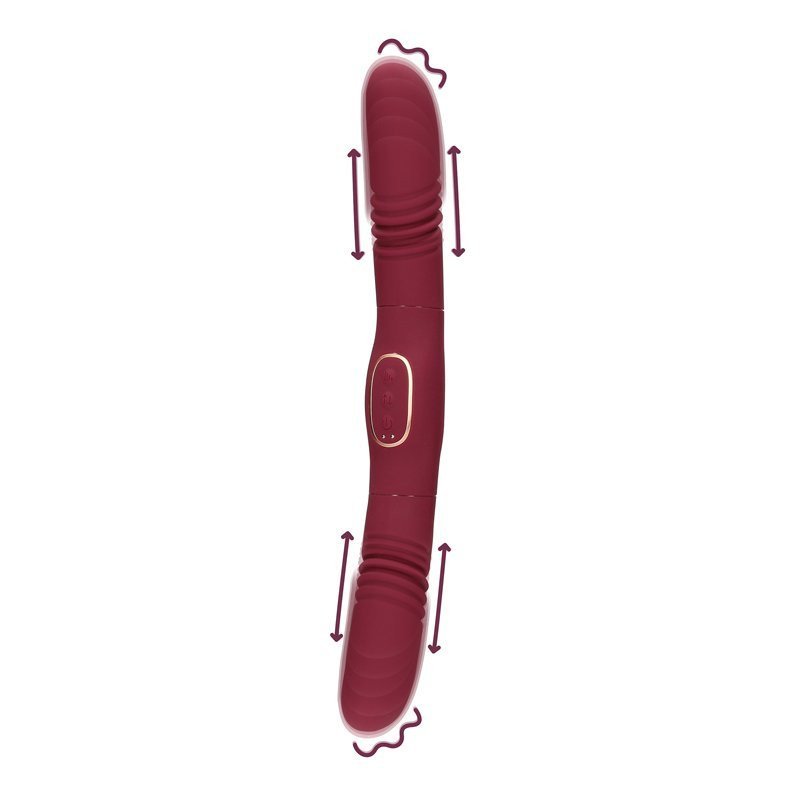 Automatinis dvigubas vibratorius „Double-Sided Thrusting Vibrator“ - Loveline