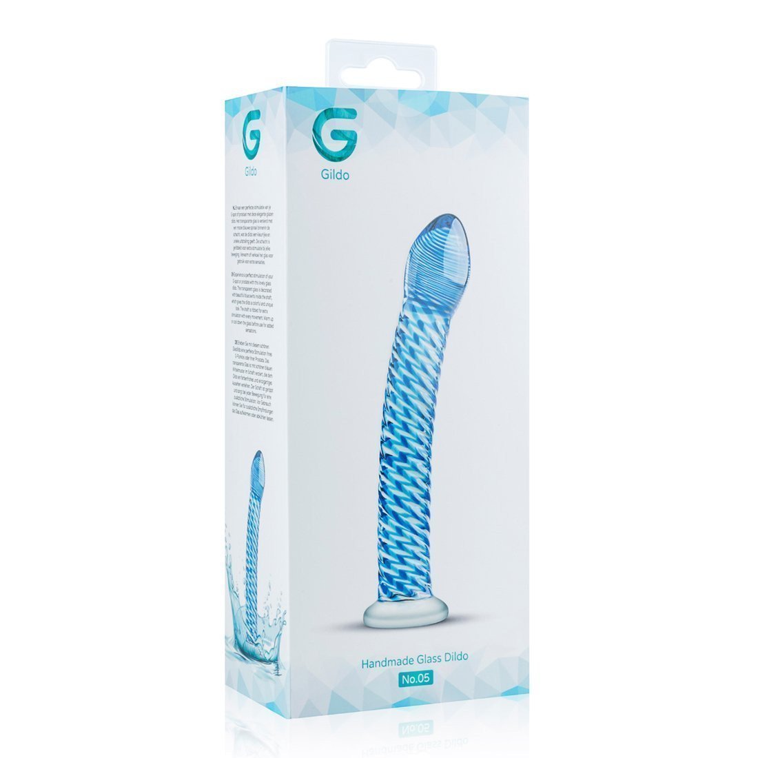 Stiklinis dildo „Glass Dildo Nr. 5“ - Gildo
