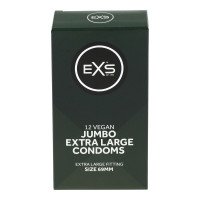 Didesni prezervatyvai „Jumbo Extra Large“, 12 vnt. - EXS Condoms