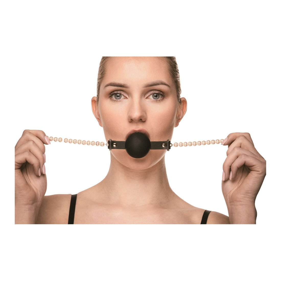 Burnos kaištis „Majestic Pearl Mouthgag“ - Guilty Pleasure
