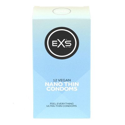 Ploni prezervatyvai „Nano Thin“, 12 vnt. - EXS Condoms