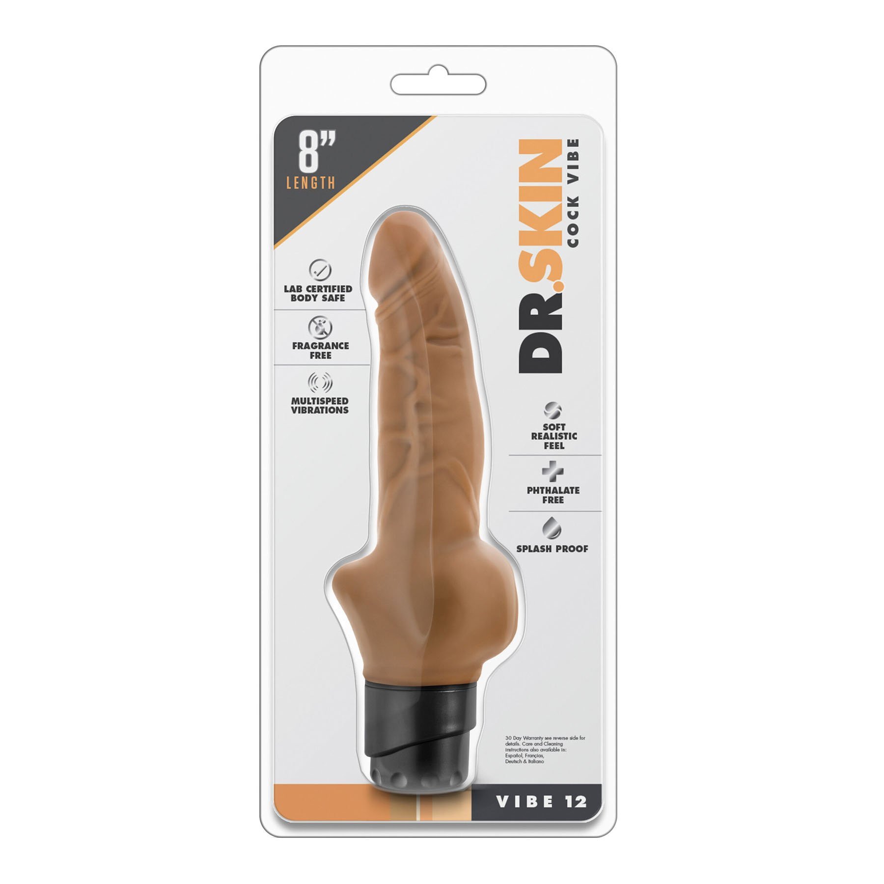 Vibruojantis dildo (pažeista pakuotė) „Dr. Skin Vibe Nr. 12“ - Blush Vibruojantis dildo (pažeista pakuotė) „Dr. Skin Vibe Nr. 12“ - Blush