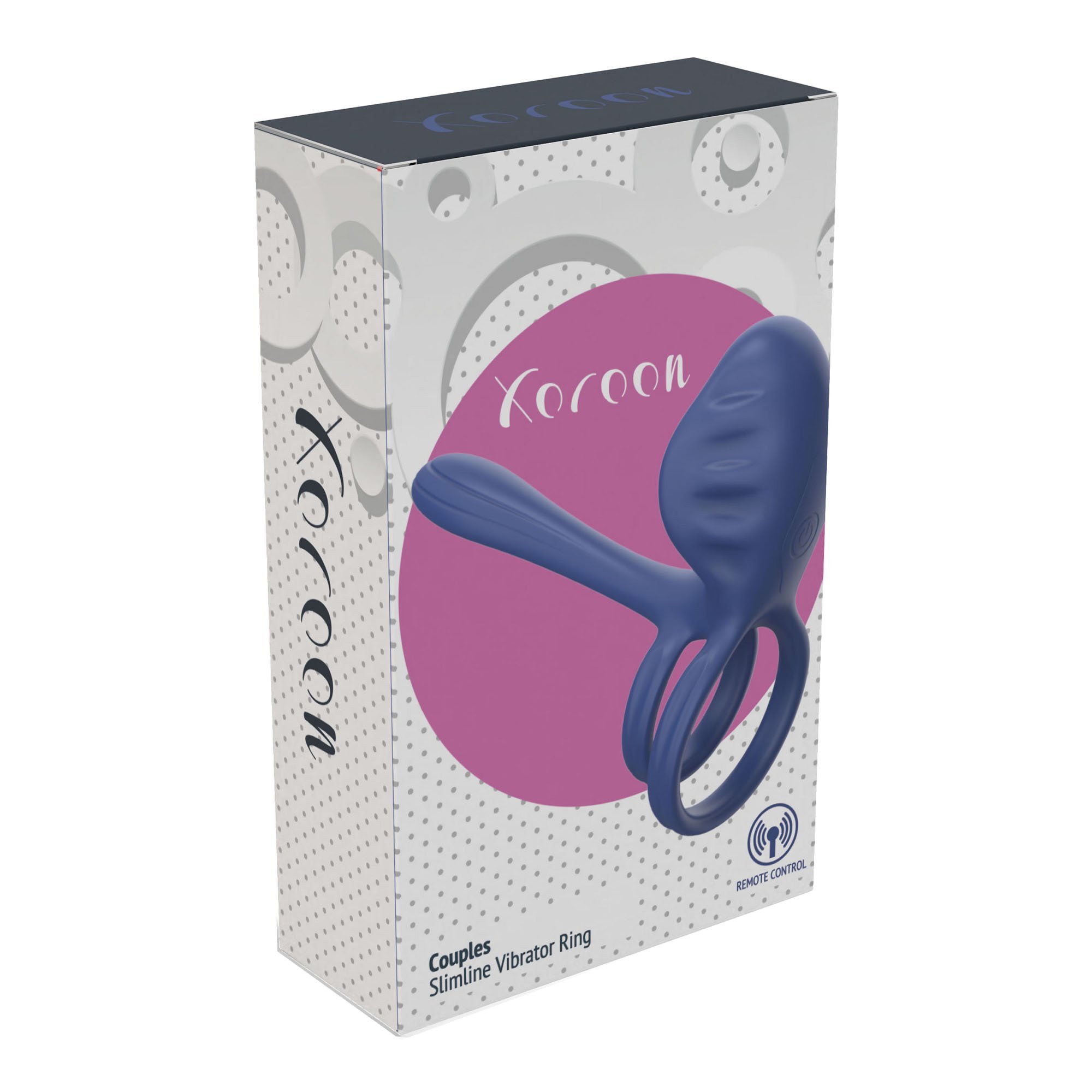 Įkraunamas penio žiedas „Couples Slimline Vibrator Ring“ - Xocoon