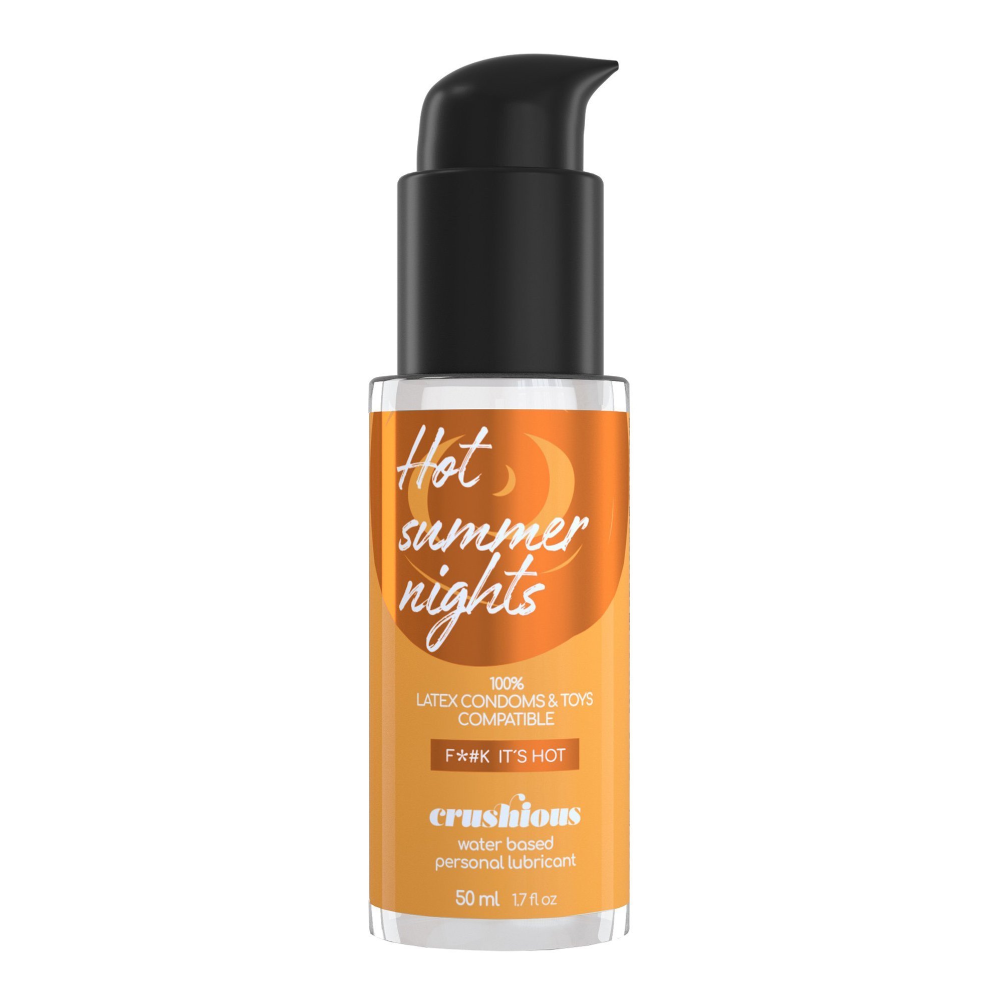 Šildantis vandens pagrindo lubrikantas „Hot Summer Nights“, 50 ml - Crushious